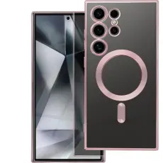 OEM - Galaxy S25 Ultra Mobilskal Magsafe Electro Mag - Rosa Guld