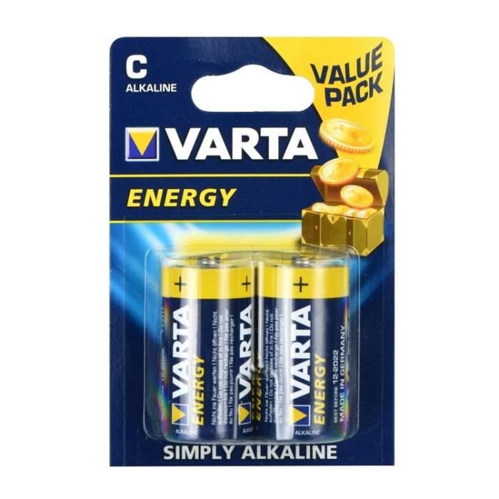 VARTA - Varta 2-st Alkaliskt Batteri R14 (Type C) Energy