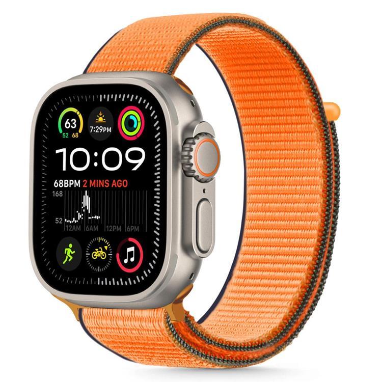 Tech-Protect Apple Watch (44/45/46/49mm) Armband Nylon - Orange | 5123 | AlltMobil