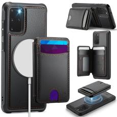 OEM - JEEHOOD Mobilskal till Samsung Galaxy S20 Plus L&auml;der - Svart