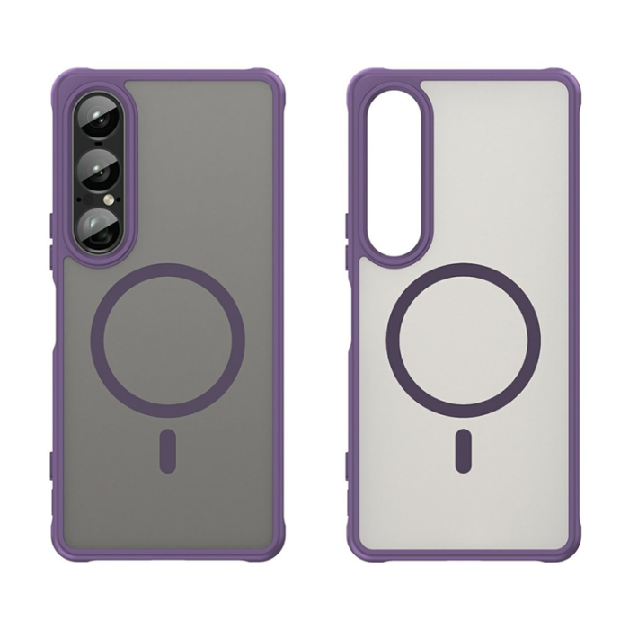 A-One Brand - Sony Xperia 1 VII Mobilskal MagSafe MagSafe Shockproof - Lila