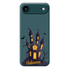 A-One Brand - iPhone Air Mobilskal med Halloween Castle Pattern TPU - Grön