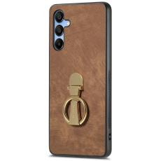 CASENEO - CASENEO D22 Fodral f&ouml;r Samsung Galaxy A16 4G/5G - KonstL&auml;der - Brun
