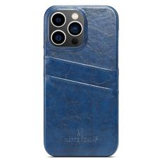 FIERRE SHANN - FIERRE SHANN f&ouml;r iPhone 15 Pro Max Fodral Waxy KonstL&auml;der - Bl&aring;