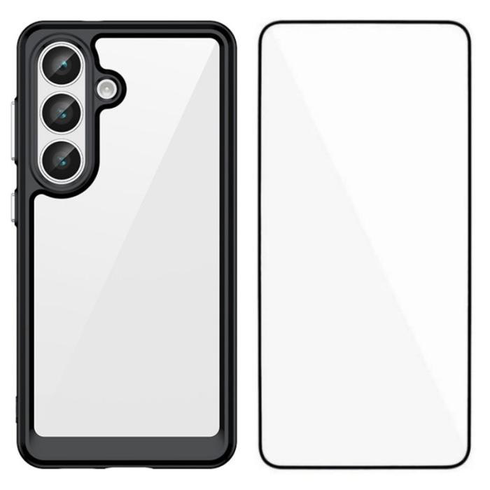 WANLONFENG - WANLONFENG Mobilskal till Samsung Galaxy S26 TPU XC Serie - Svart