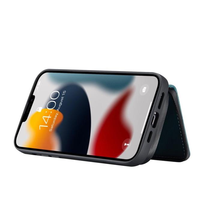 JEEHOOD - JEEHOOD 2-in-1 Hybrid Mobilskal med för iPhone 13 Pro - Blå