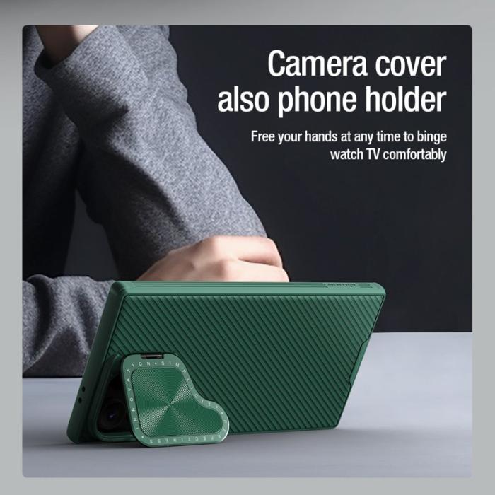 Nillkin - NILLKIN CamShield Magnetic Serie Mobilskal till Samsung Galaxy S24 Ultra Grön