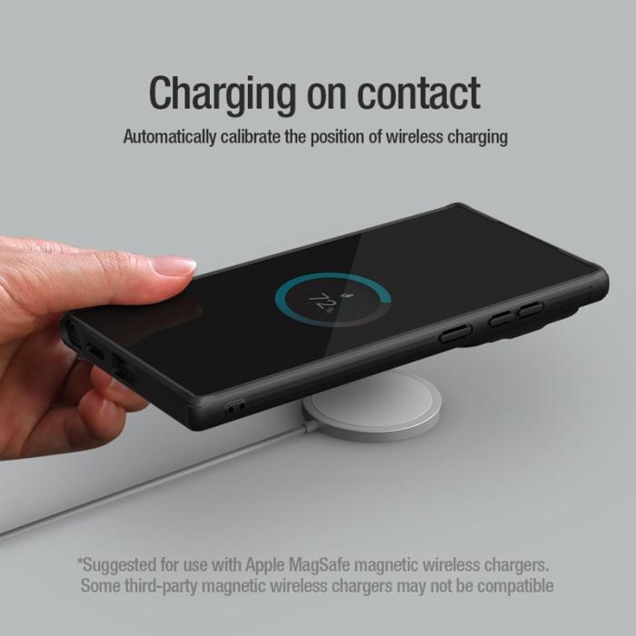 Nillkin - NILLKIN CamShield Magnetic Serie Mobilskal till Samsung Galaxy S24 Ultra Grön