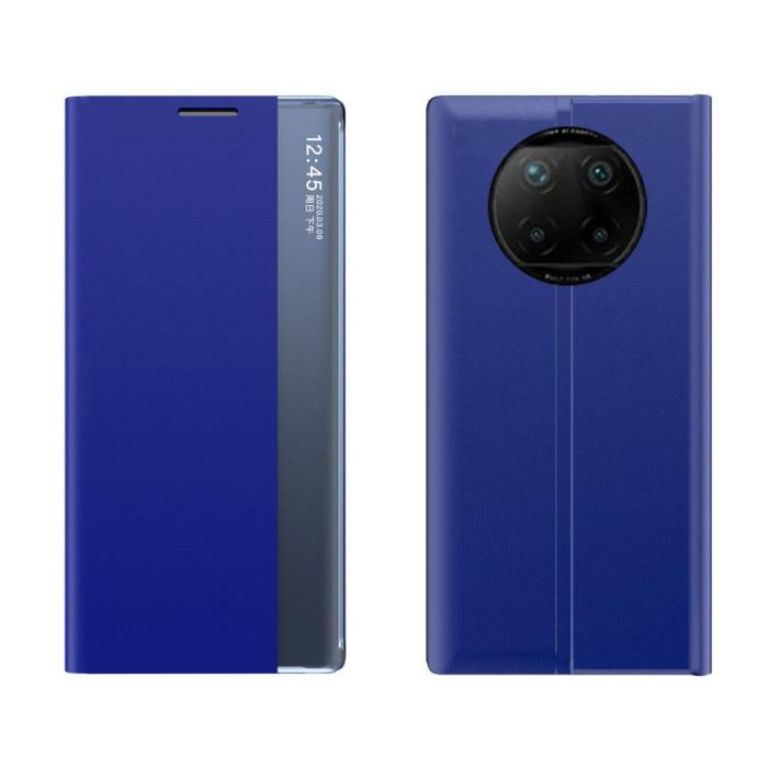 UTGATT1 - Sleep Flip Fodral Xiaomi Redmi Note 9T 5G - Blå