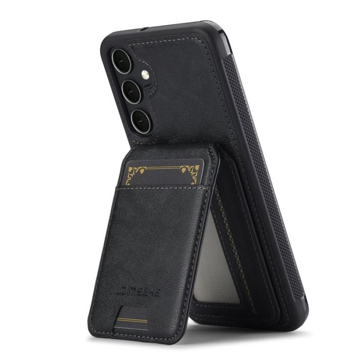 LC.imeeke - LC.IMEEKE L3 för Samsung Galaxy A17 5G Fodral KonstLäder - Svart