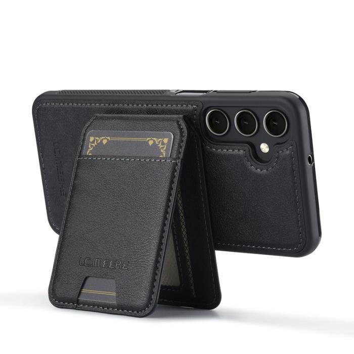 LC.imeeke - LC.IMEEKE L3 för Samsung Galaxy A17 5G Fodral KonstLäder - Svart