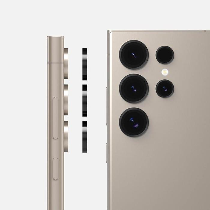 Ringke - Ringke Galaxy S24 Ultra Kameralinsskydd Härdat glas - Svart