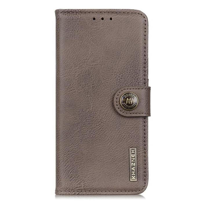KHAZNEH - KHAZNEH Google Pixel 8 Plånboksfodral Cowhide - Grå