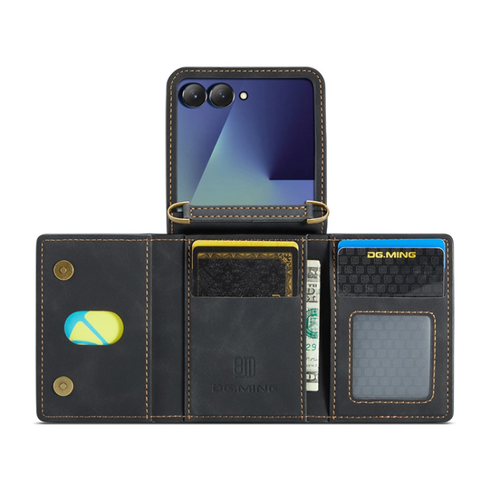 DG.MING - DG.MING Galaxy Z Flip 7 Mobilskal Detachable M2 - Svart