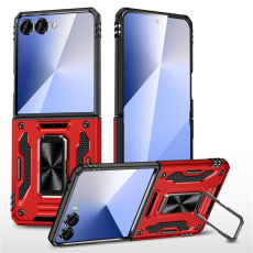 A-One Brand - Galaxy Z Flip7 5G Mobilskal Kickstand Slide - Röd