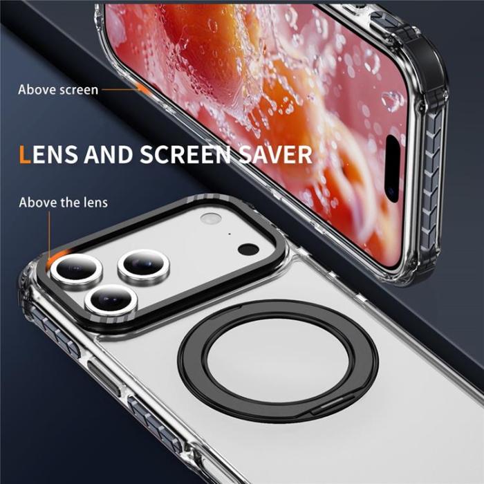 A-One Brand - iPhone 17 Pro Mobilskal MagSafe Anti Drop - Svart
