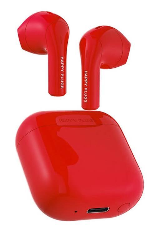 Happy Plugs Joy Hörlur In-Ear TWS - Röd | 505771 | AlltMobil