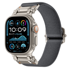 A-One Brand - Apple Watch 42/44/45/46/49mm Armband Nylon - Grå