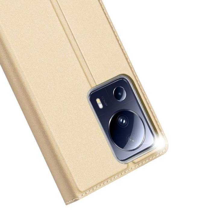 Dux Ducis - Dux Ducis Xiaomi 13 Lite Plånboksfodral Skin Pro - Guld