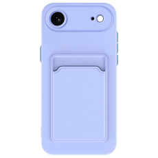 A-One Brand - iPhone 17 Air Mobilskal Korthållare TPU - Lila