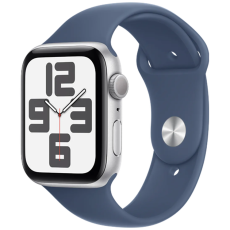 Apple - Apple Watch SE 42mm GPS + Cellular (Silikon Blå)