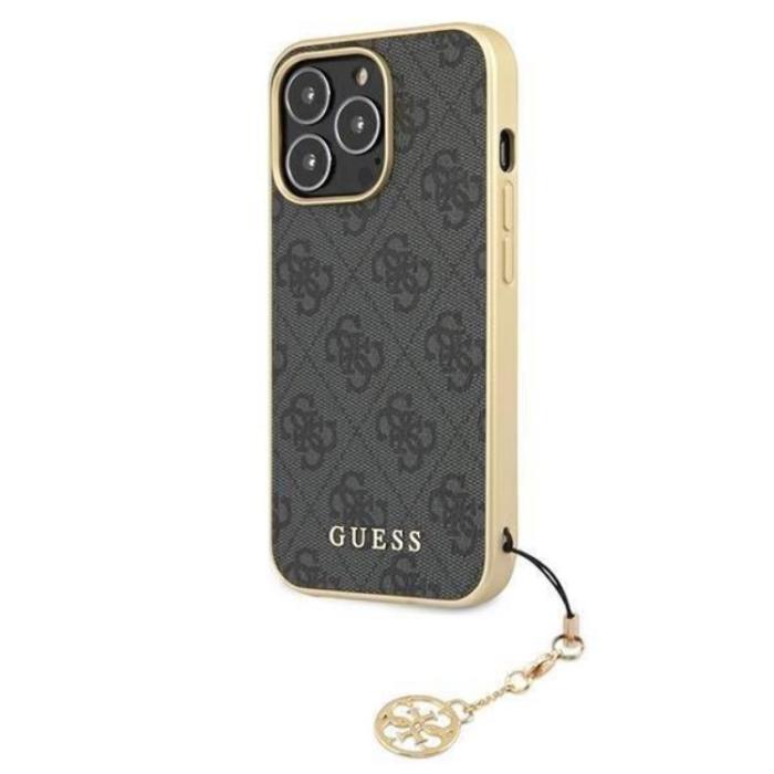 Guess - Guess iPhone 13 Pro Max Mobilskal Charms Collection - Grå