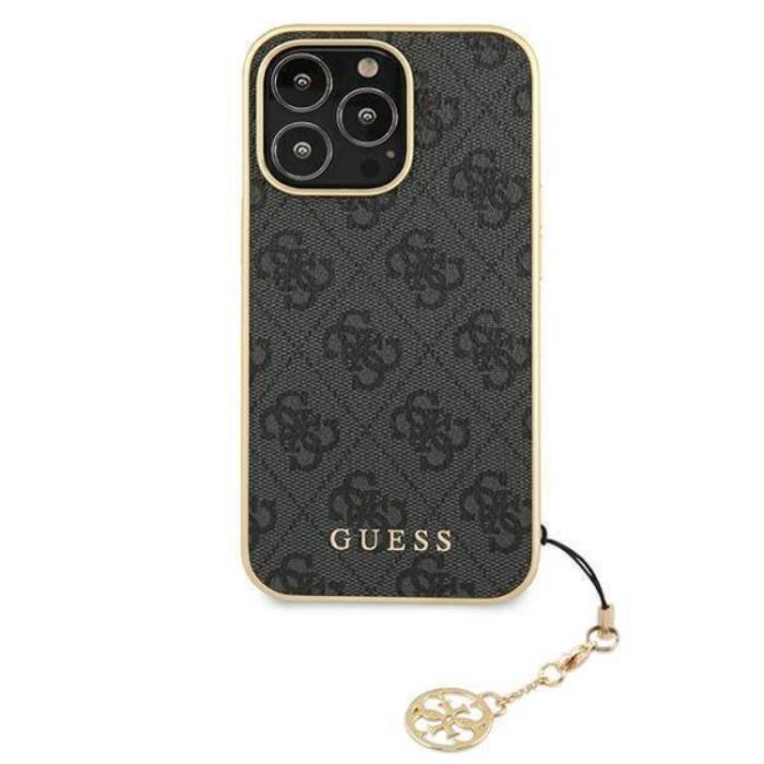 Guess - Guess iPhone 13 Pro Max Mobilskal Charms Collection - Grå