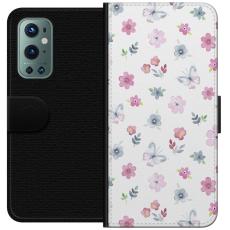 iSecrets - Plånboksfodral till OnePlus 9 Pro med Blommor och fjärillar