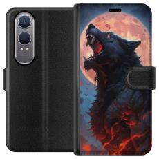 iSecrets - Pl&aring;nboksfodral till OnePlus Nord CE4 Lite med Ylande varg