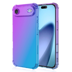 A-One Brand - iPhone Air Mobilskal Gradient Color TPU Anti-Drop - Lila/Blå