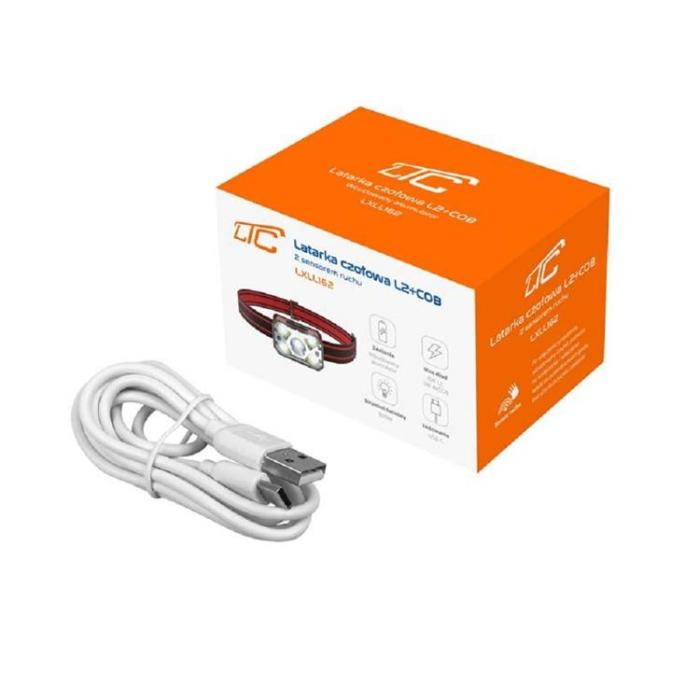 LTC - LTC LED Pannlampa L2 5W + COB 3W Rörelsesensor 1200mAh