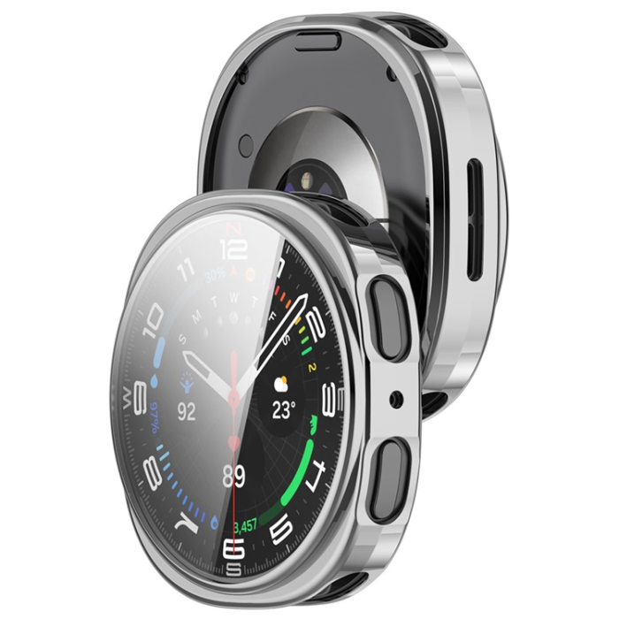 A-One Brand - Galaxy Watch 8 (40mm) Skal TPU - Electroplating Silver