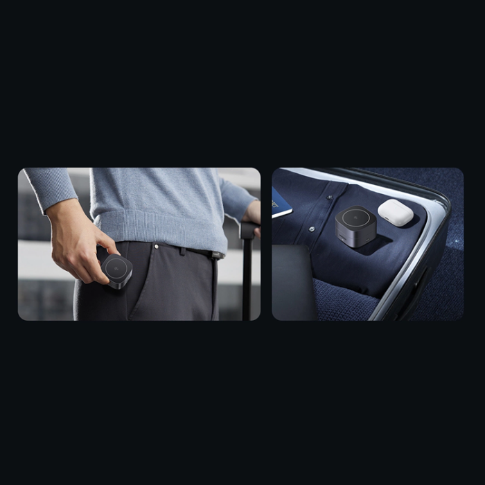 Ugreen - Ugreen 3-in-1 Trådlös Laddare Magsafe iPhone, Apple Watch, AirPods Qi2 - Svart