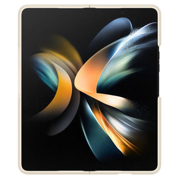 UTGATT - Spigen Galaxy Z Fold 4 Mobilskal Slim Armor Pro - Ivory