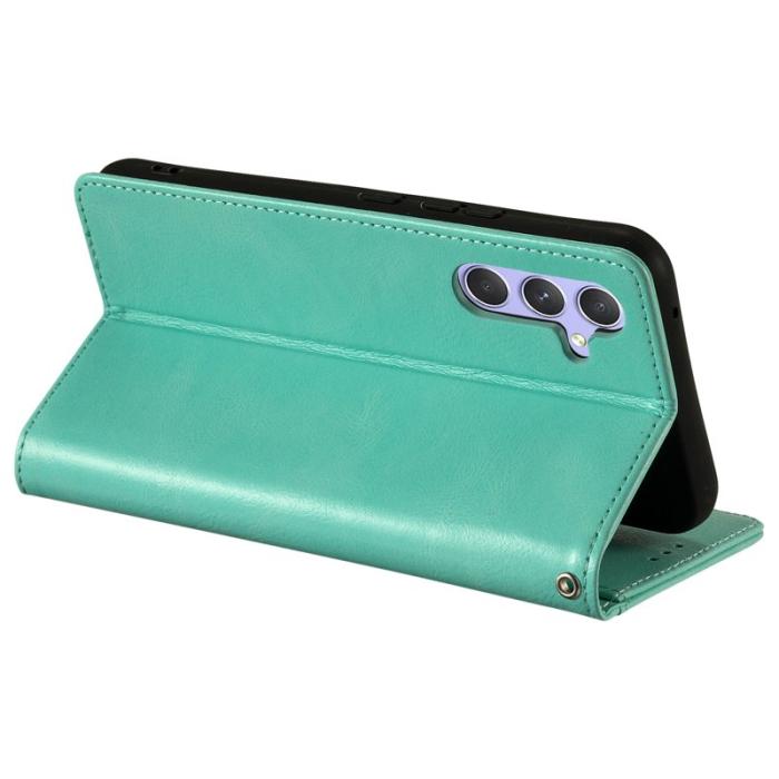 OEM - Samsung Galaxy S26 Plus Skal PU Läder 6 Kortfack - Mintgrön