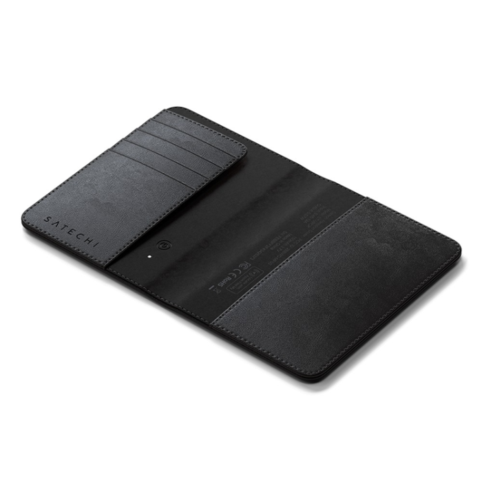 Satechi - Satechi Passfodral i vegansk läder med Find My Tracker - Svart