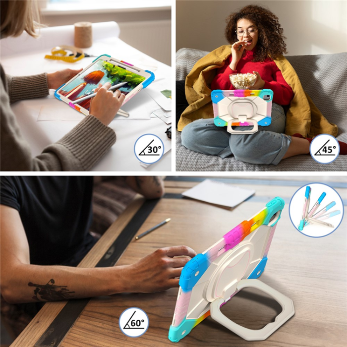 A-One Brand - iPad Air 13(2025/2024) Skal Kickstand - Färgstark/Blå