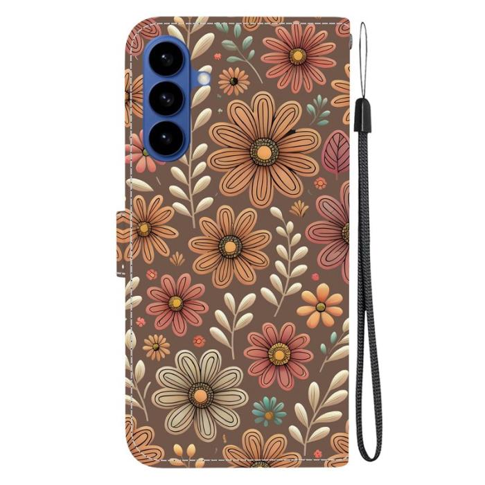 OEM - Samsung Galaxy S26 / S26 Pro Plånboksfodral Mönstertryck Konstläder - Blossom