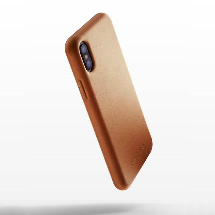 UTGATT5 - Mujjo läderfodral för iPhone XS / X - Brun