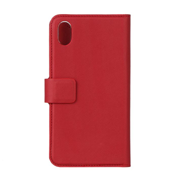UTGATT - Onsala iPhone X/Xs Plånboksfodral Saffiano - Röd