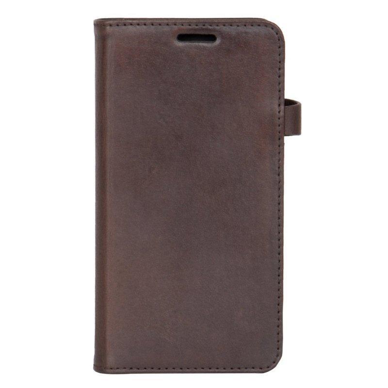 BUFFALO äkta läder Plånboksfodral Samsung Galaxy S7 Edge - Brun