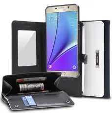 Rearth - Ringke Wallet Pl&aring;nboksfodral till Samsung Galaxy S6 - Vit