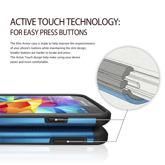 UTGATT1 - Ringke Dotted Armor Skal till Samsung Galaxy S5