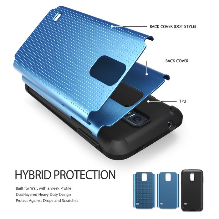 UTGATT1 - Ringke Dotted Armor Skal till Samsung Galaxy S5