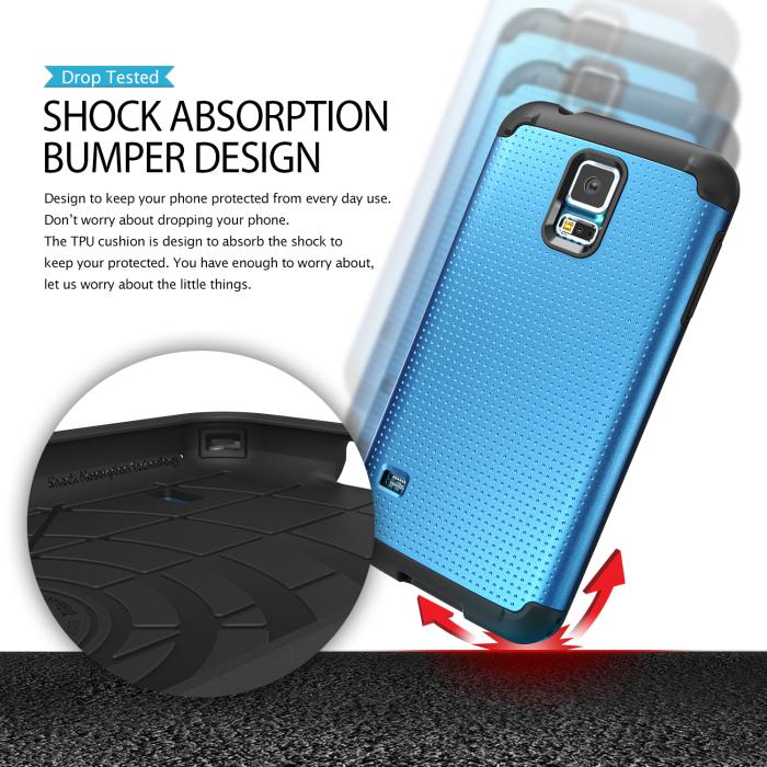 UTGATT1 - Ringke Dotted Armor Skal till Samsung Galaxy S5
