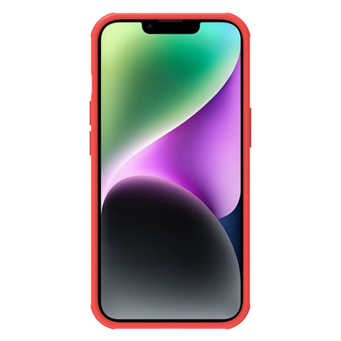 Nillkin - Nillkin iPhone 14 Plus Skal Super Frosted Shield Pro - Röd