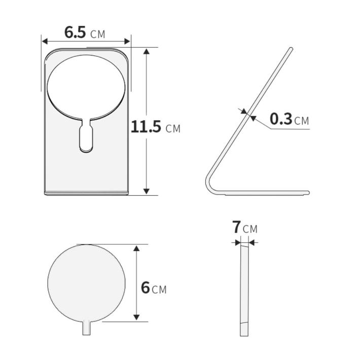 A-One Brand - BONERUY Laddningsstativ Till Apples Egna Magsafe Laddare