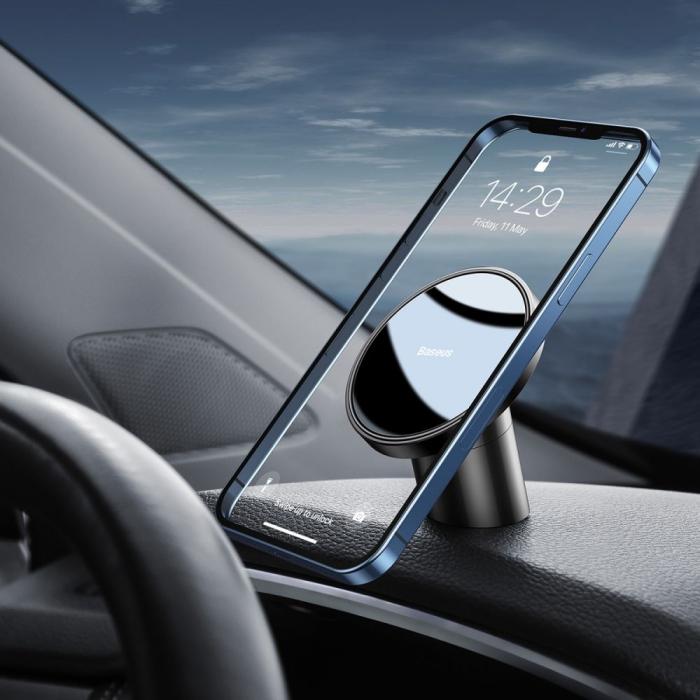 UTGATT1 - BASEUS - Magnetic Magsafe Car Mount - Svart