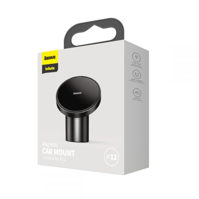 UTGATT1 - BASEUS - Magnetic Magsafe Car Mount - Svart