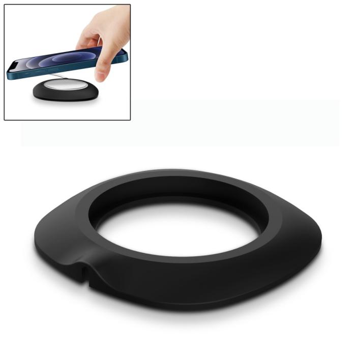 A-One Brand - Desk Silikon Skal till Apple Magsafe Charger - Svart